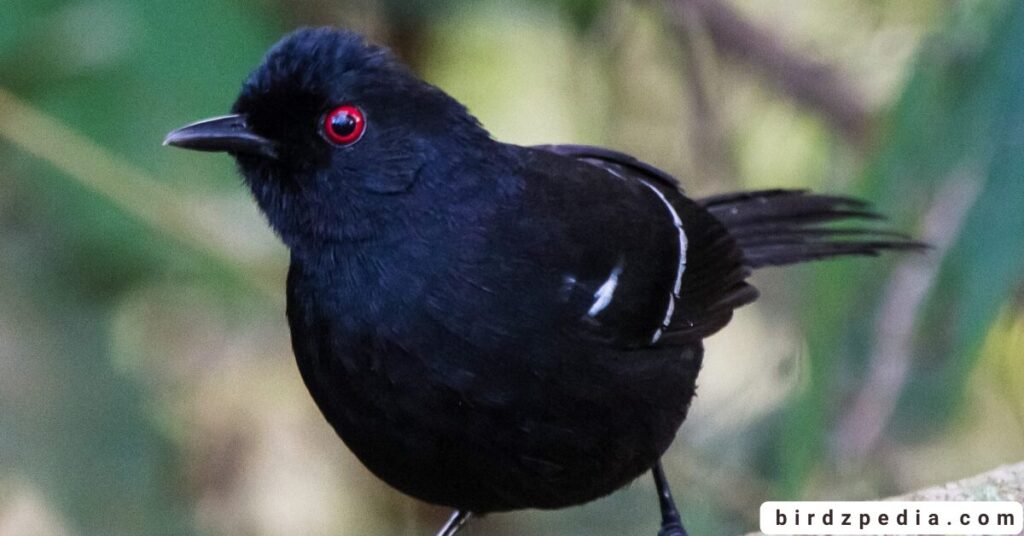 black birds with white stripe on wing birdzpedia.com