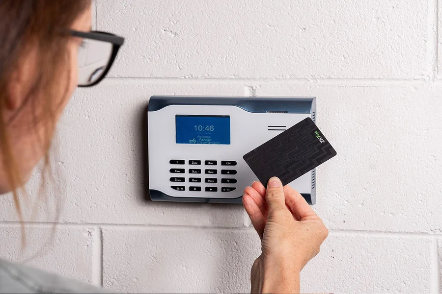 Proximity Card Clock