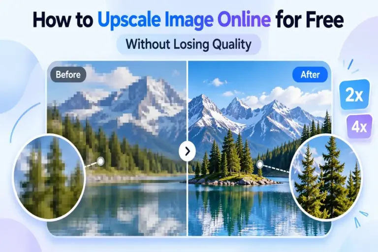How to Upscale Image Online for Free Without Losing Quality – AI 2x and 4x