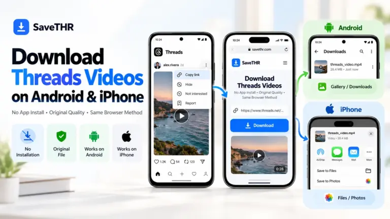 How to Download Threads Videos on Android and iPhone — Full Guide